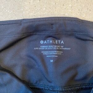 Athleta Black Fairway Golf Skort 18”